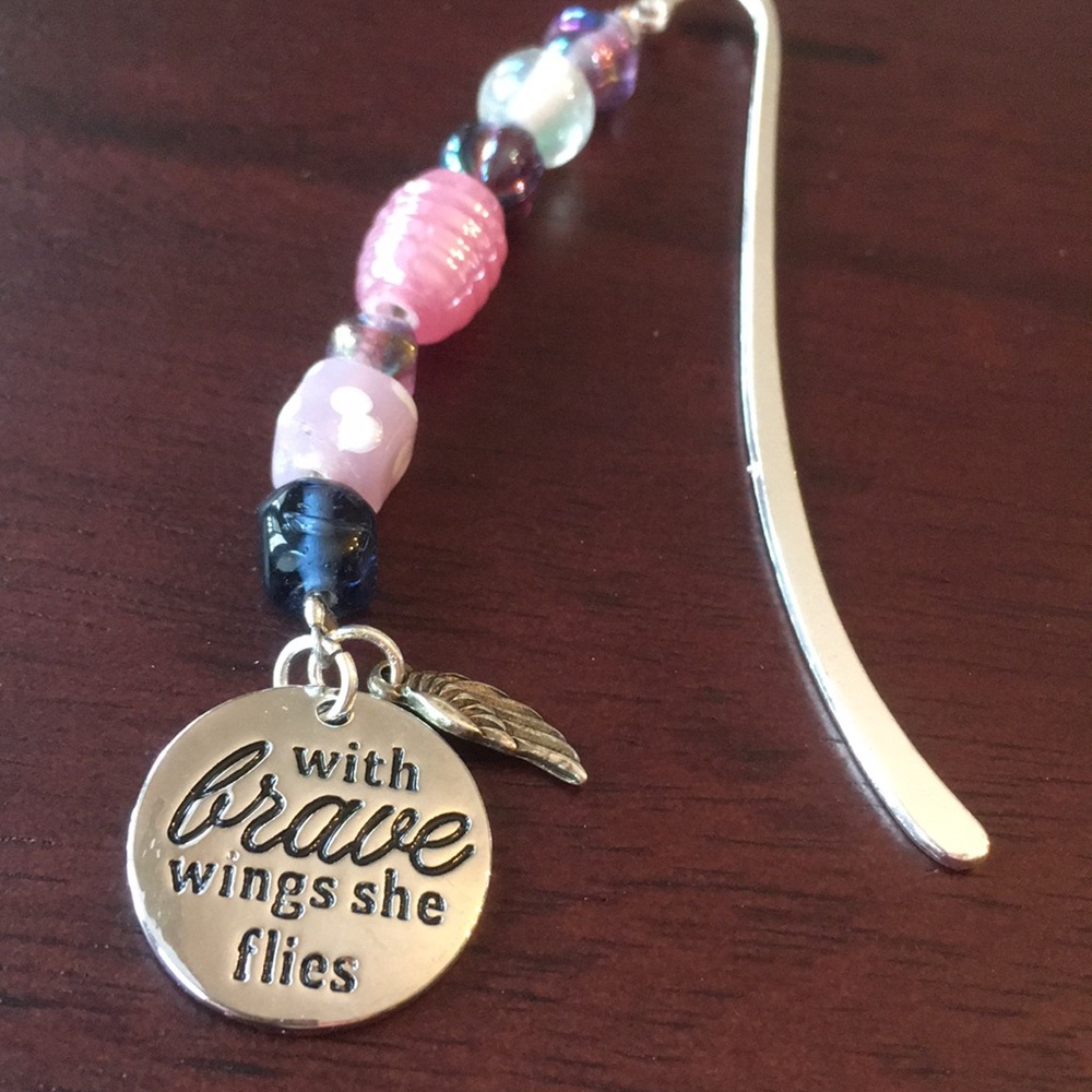 Bookmark “with brave wings she flies”